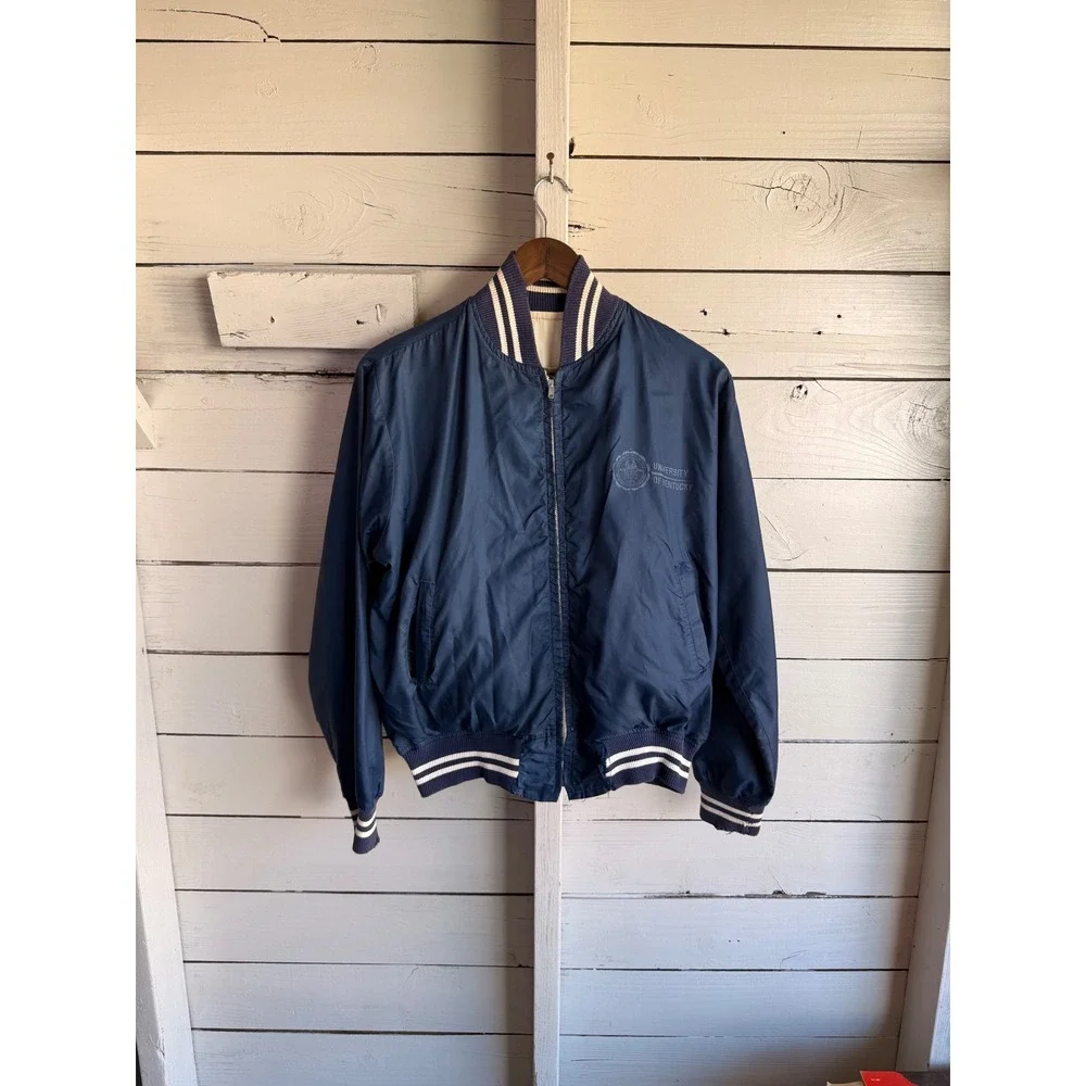 Vintage 60s University of Kentucky Wildcats Bomber Jacket jem reversible